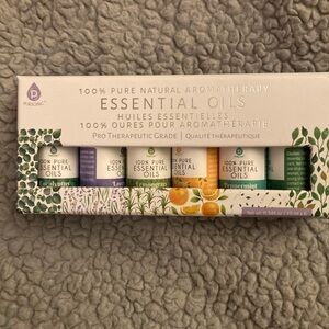 Aromatherapy Essential Oils Set - Green, Purple, Orange